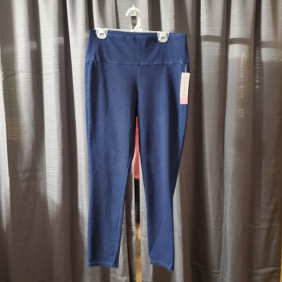 utopia by hue high waist denim capri